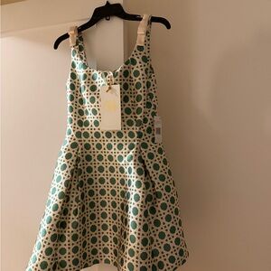 Mestiza Gillian Bow Mini Dress nwt